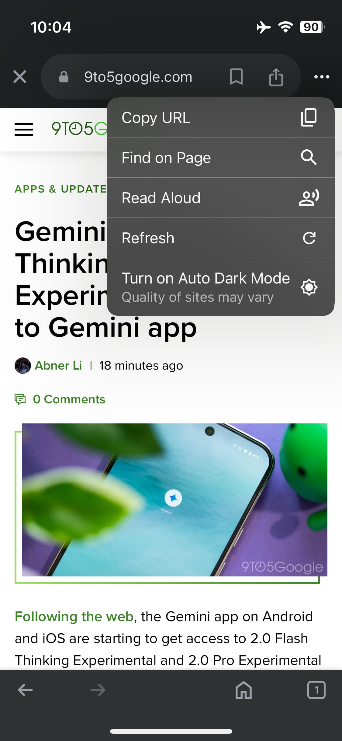 google-auto-dark-mode-iphone-1 Google Auto Dark Mode